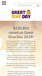 Mobile Screenshot of greatgiveday.org